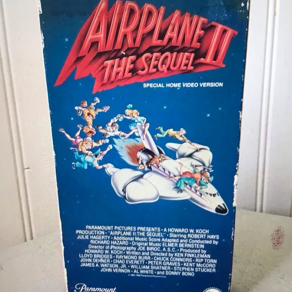 1982Airplane II The Sequel Vintage vhs